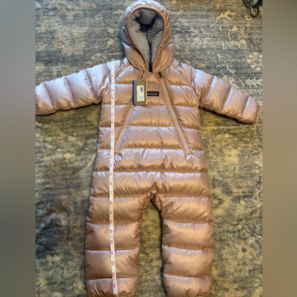 NWT Patagonia Infant Puffer Bunting - Metallic Pink - Picture 4 of 8